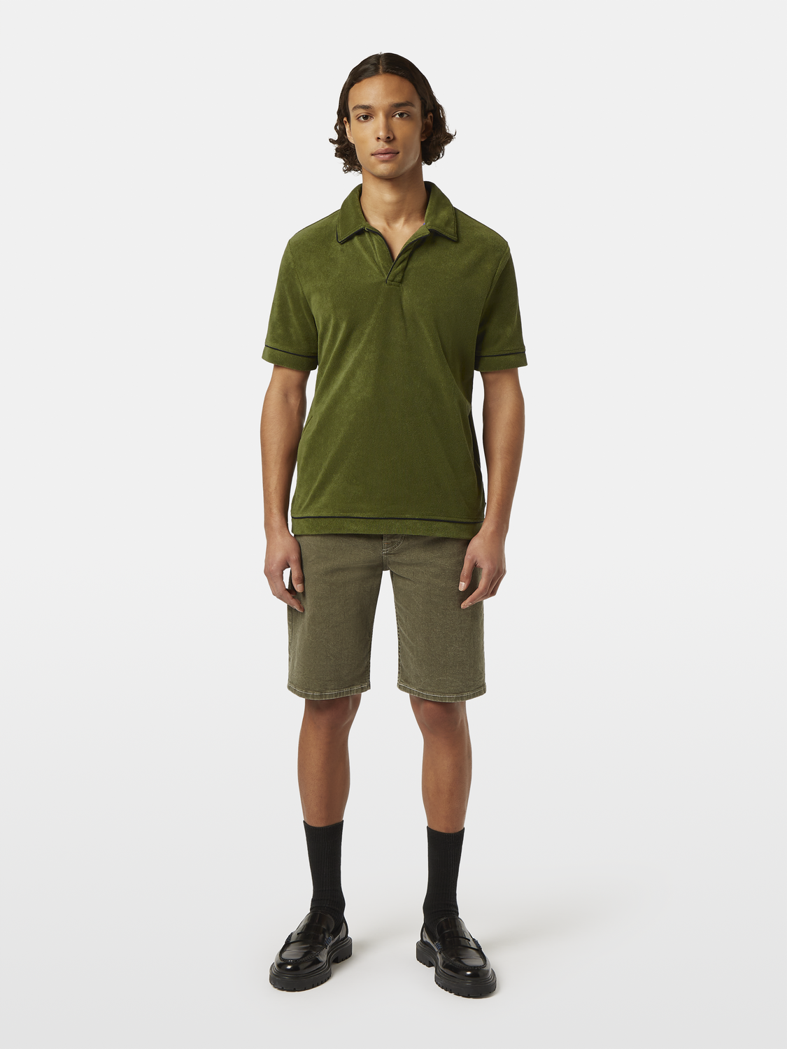 Terrycloth Relaxed-Fit Polo