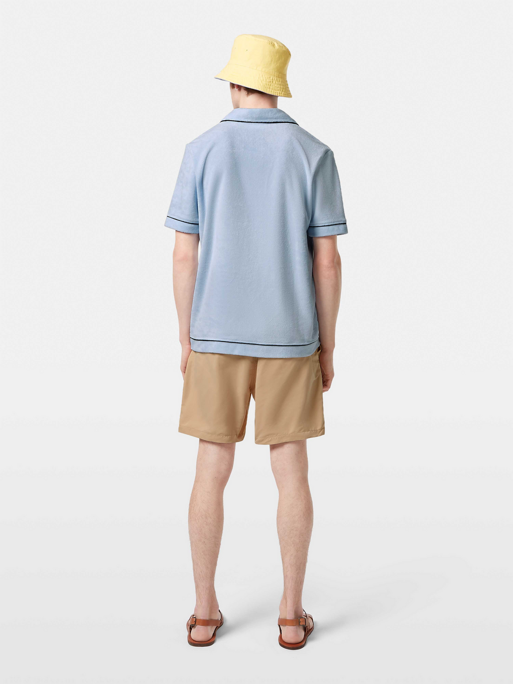 Terrycloth Contrast Detail Relaxed-Fit Polo