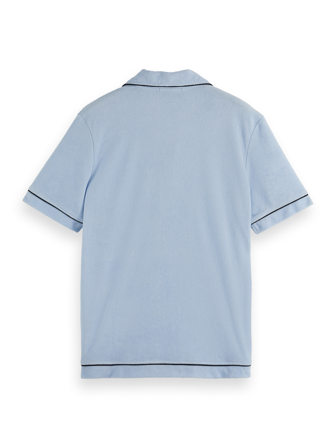 Terrycloth Contrast Detail Relaxed-Fit Polo