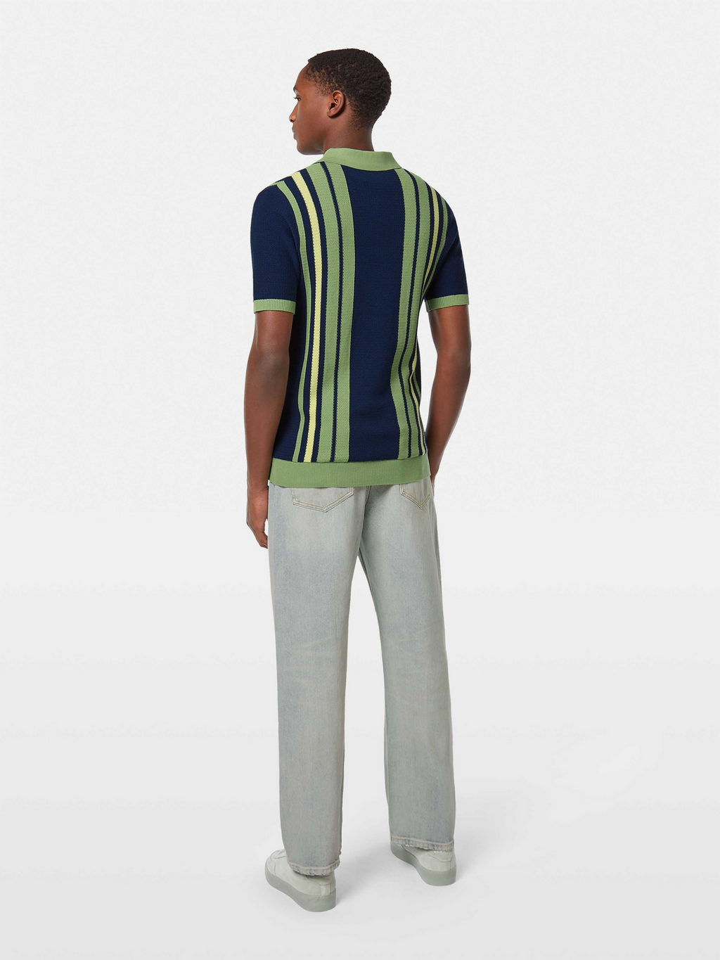 Regular-Fit Structured Knit Polo