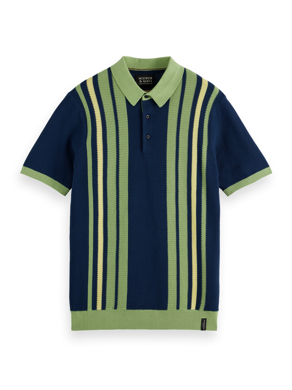 Regular-Fit Structured Knit Polo