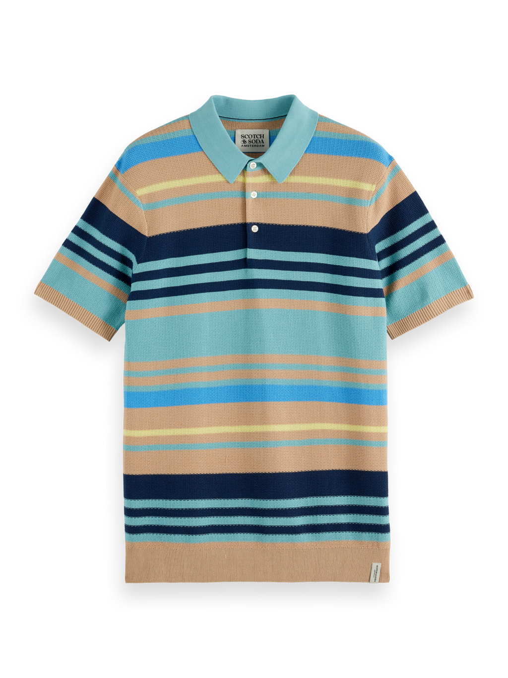 Structured Knit Regular Fit Polo