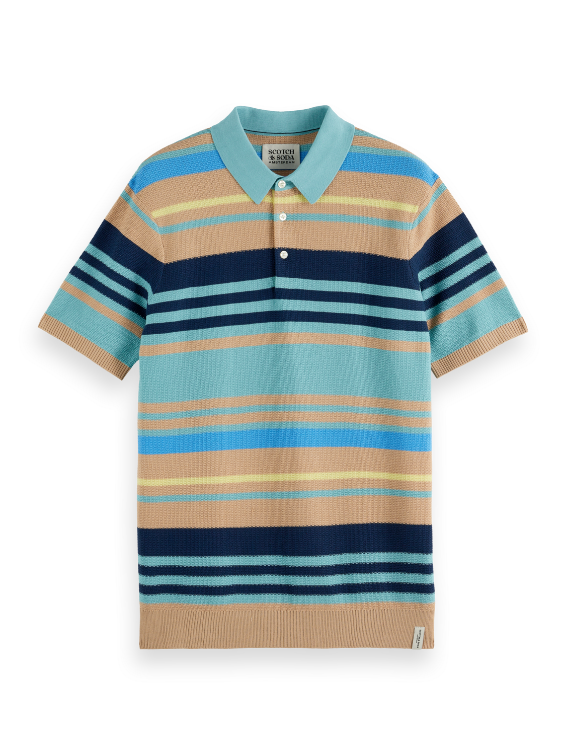 Structured Knit Regular Fit Polo