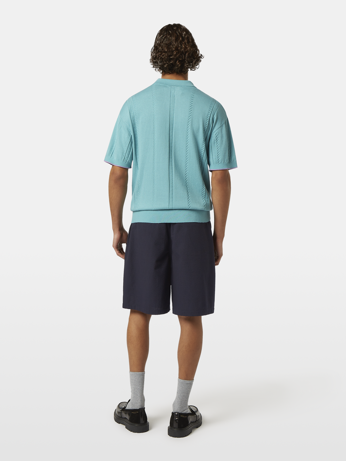 Relaxed Fit Knit Polo