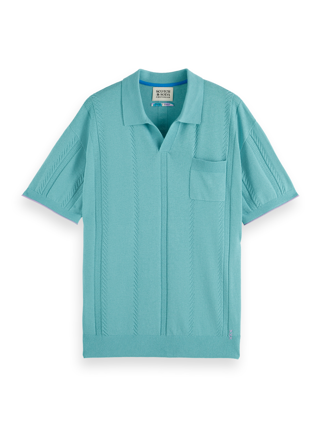 Relaxed Fit Knit Polo