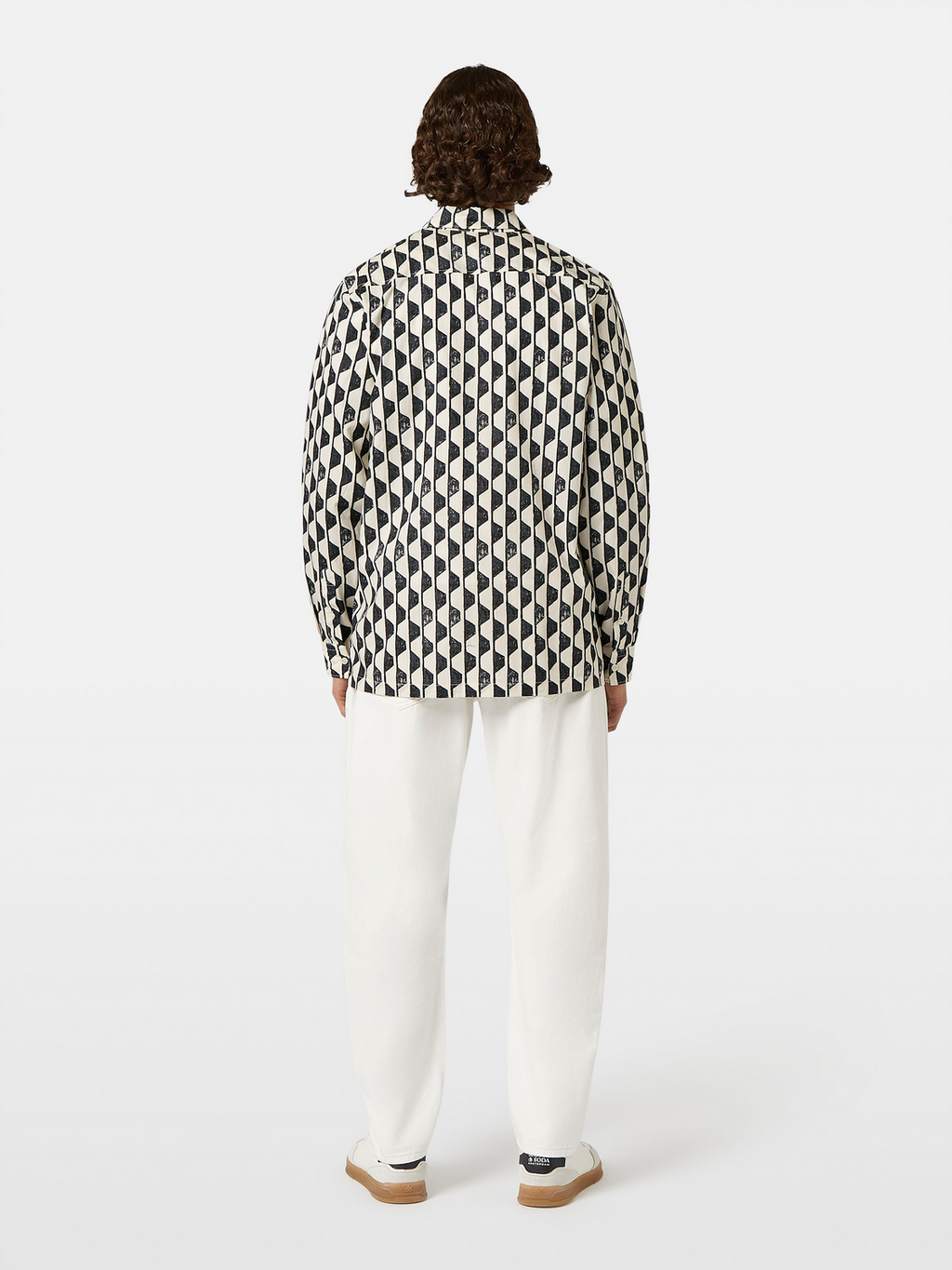 Regular-Fit Geometric Print Shirt