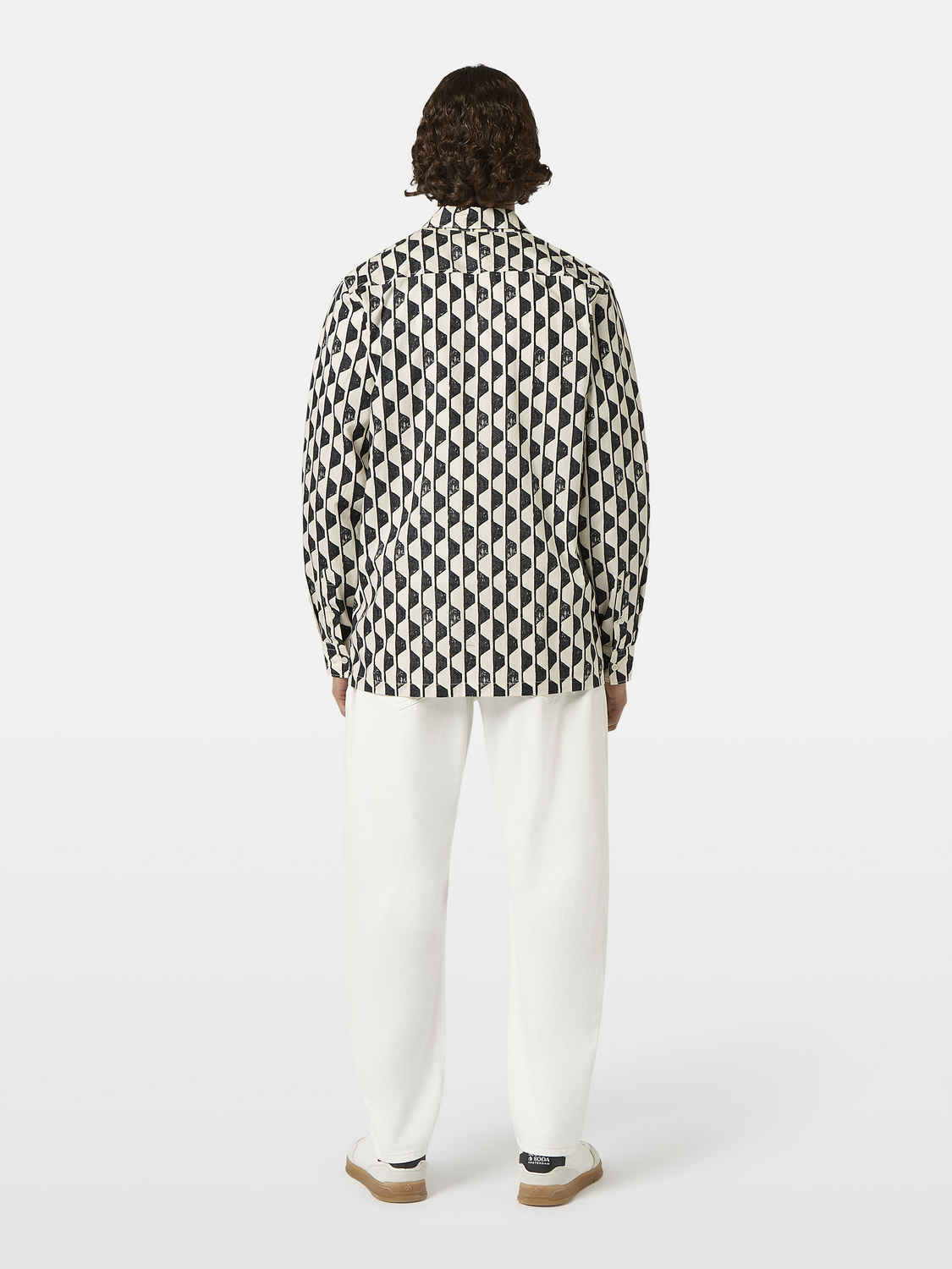 Regular-Fit Geometric Print Shirt