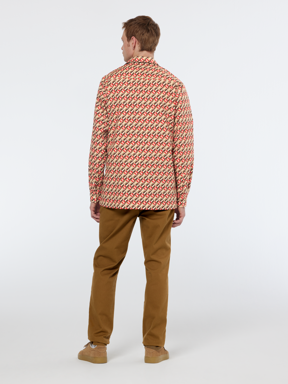 Regular-Fit Geometric Print Shirt