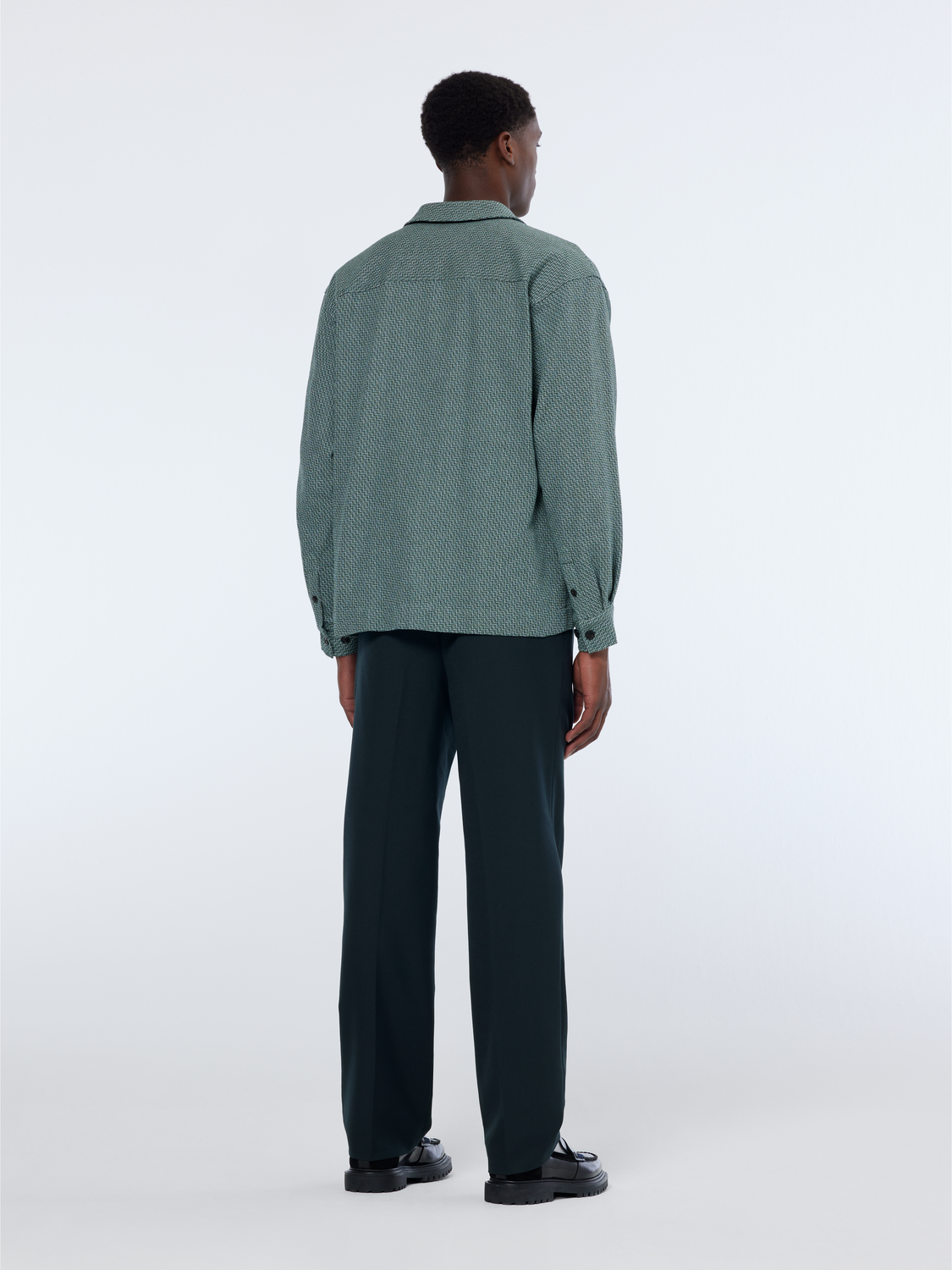 Relaxed Fit Structured Overshirt