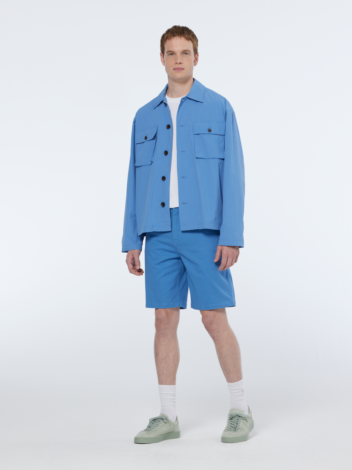 Relaxed Fit Nylon Utility Shirt