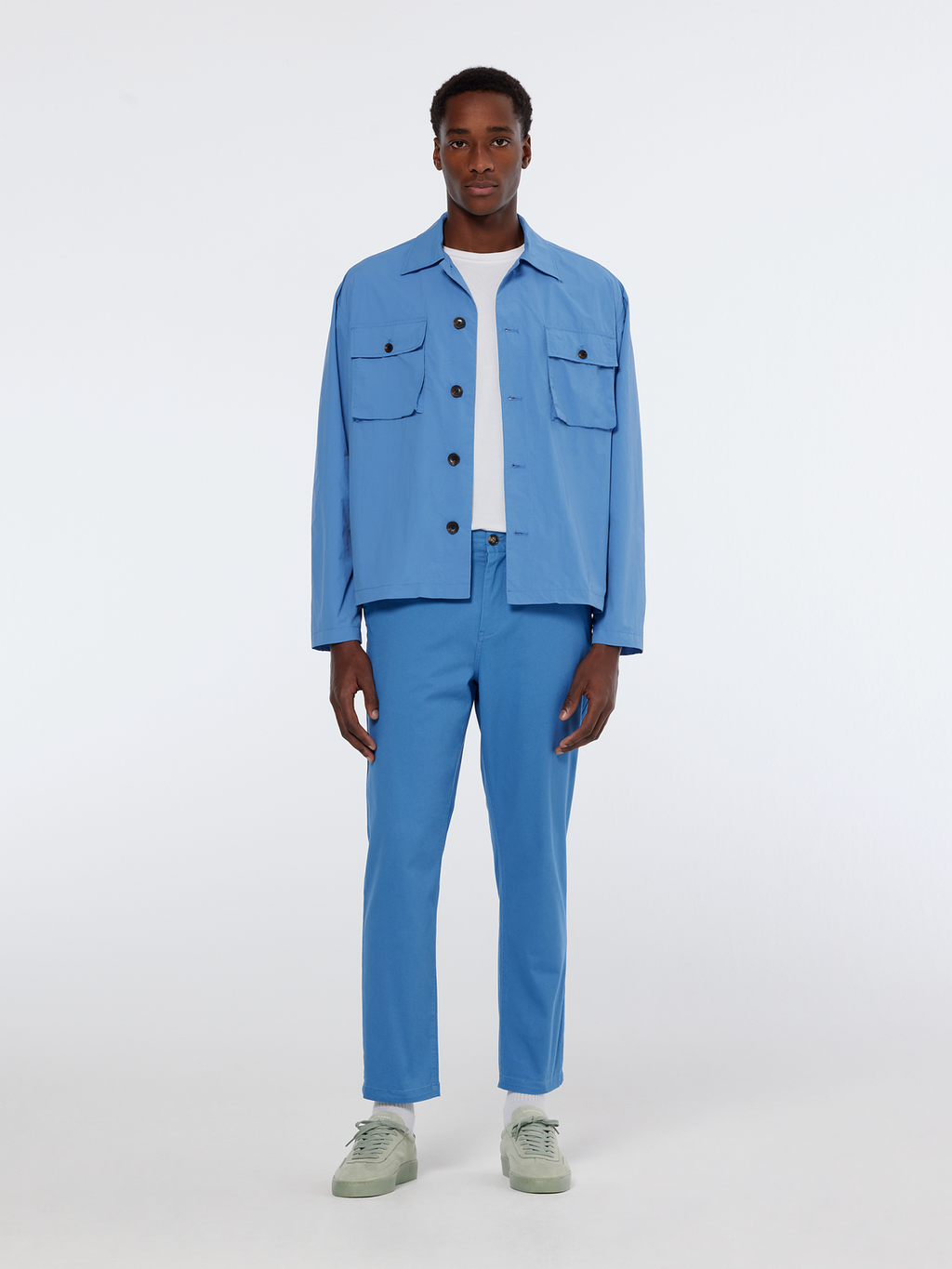 Relaxed Fit Nylon Utility Shirt