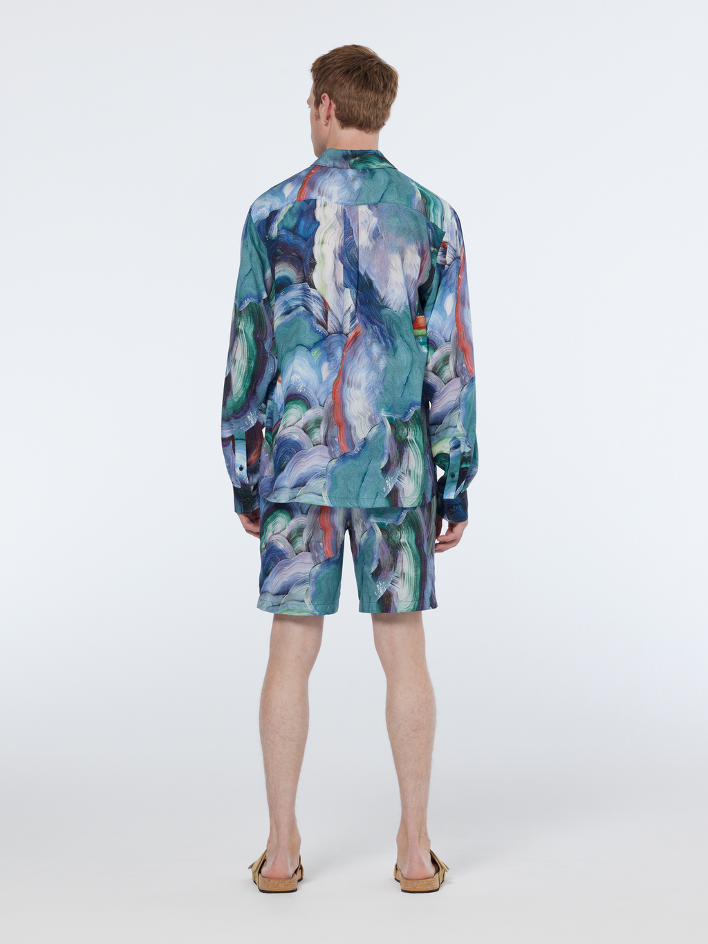 Relaxed Fit Abstract Print Shirt
