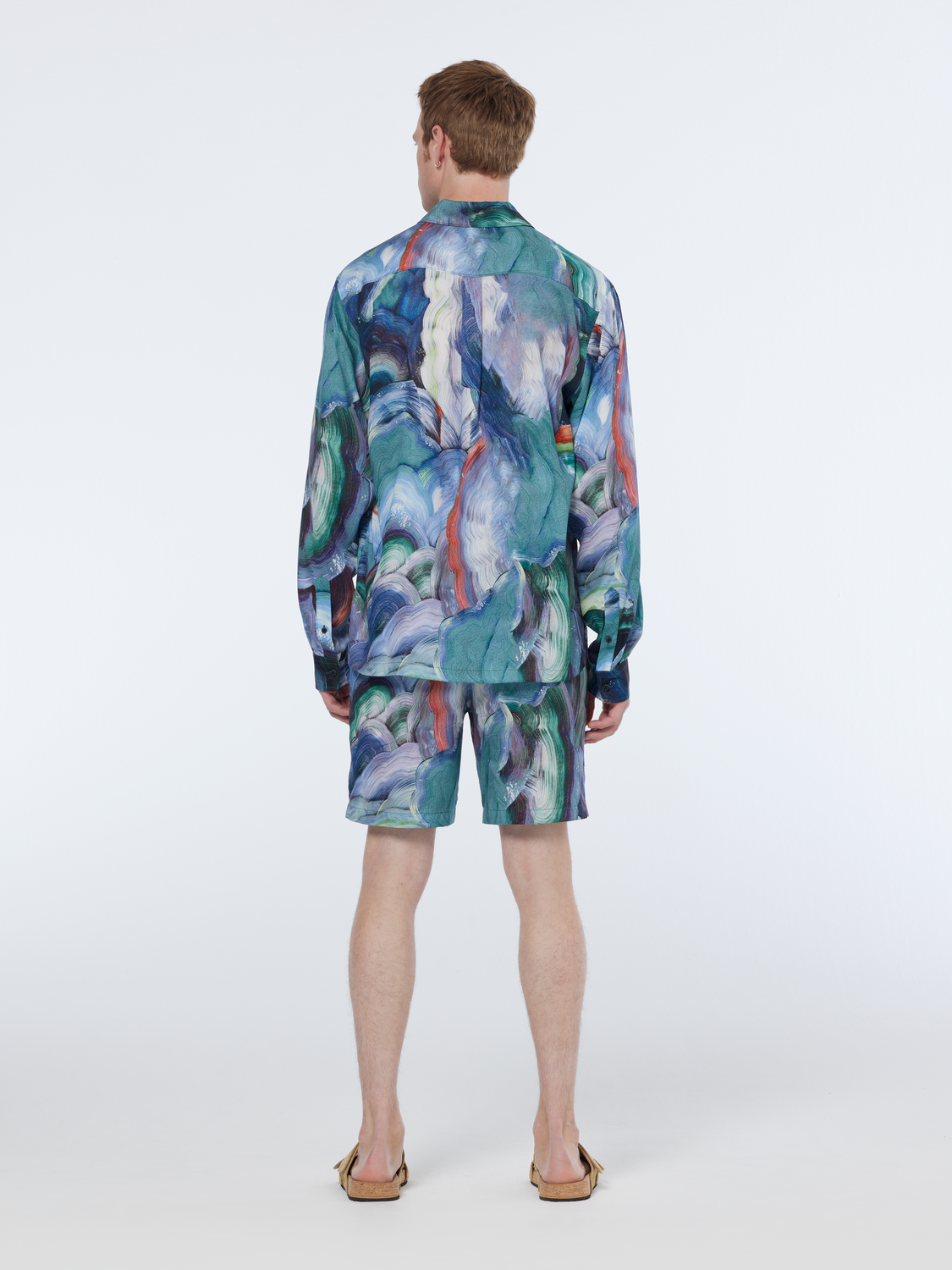 Relaxed Fit Abstract Print Shirt