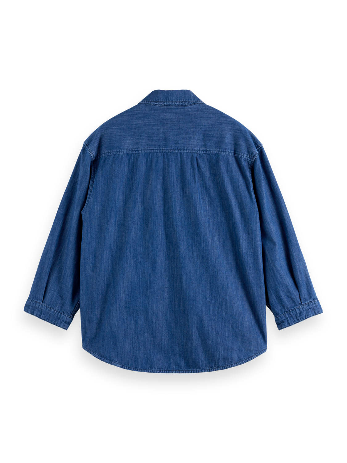 Lightweight Denim Quality Popover Workwear Shirt