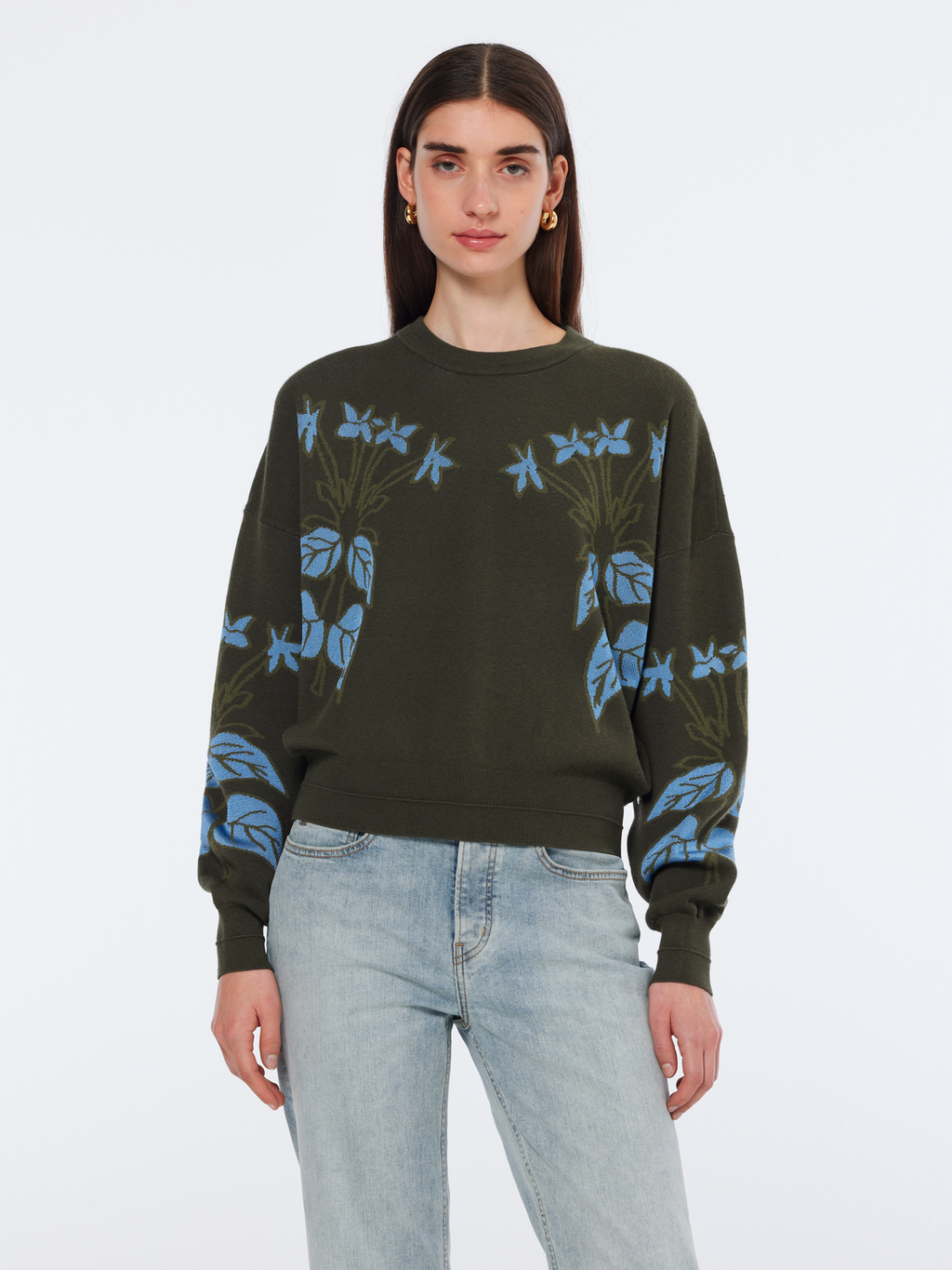 Jacquard Relaxed Pullover