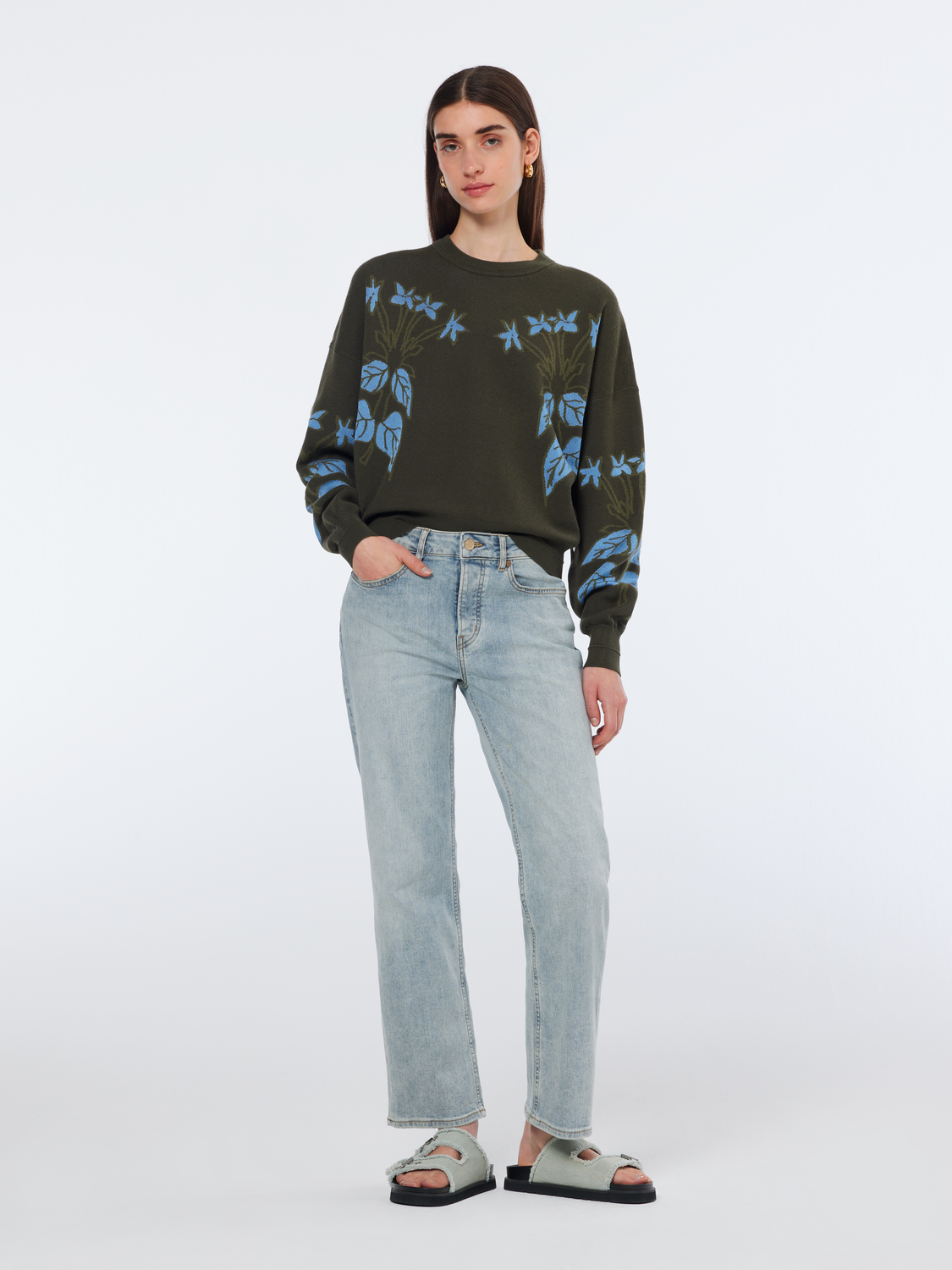 Jacquard Relaxed Pullover