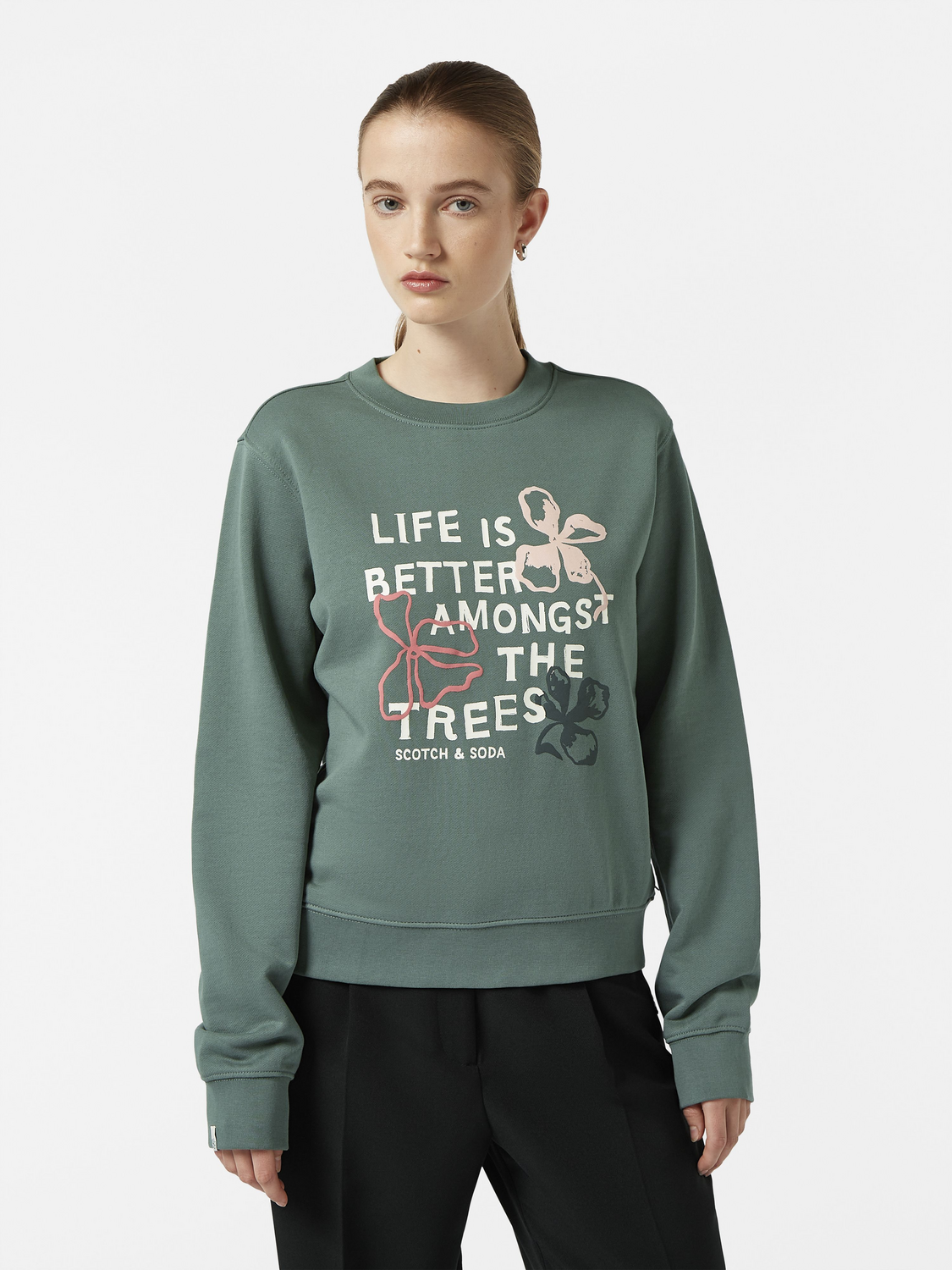 Life is Better Puff Artwork Sweatshirt