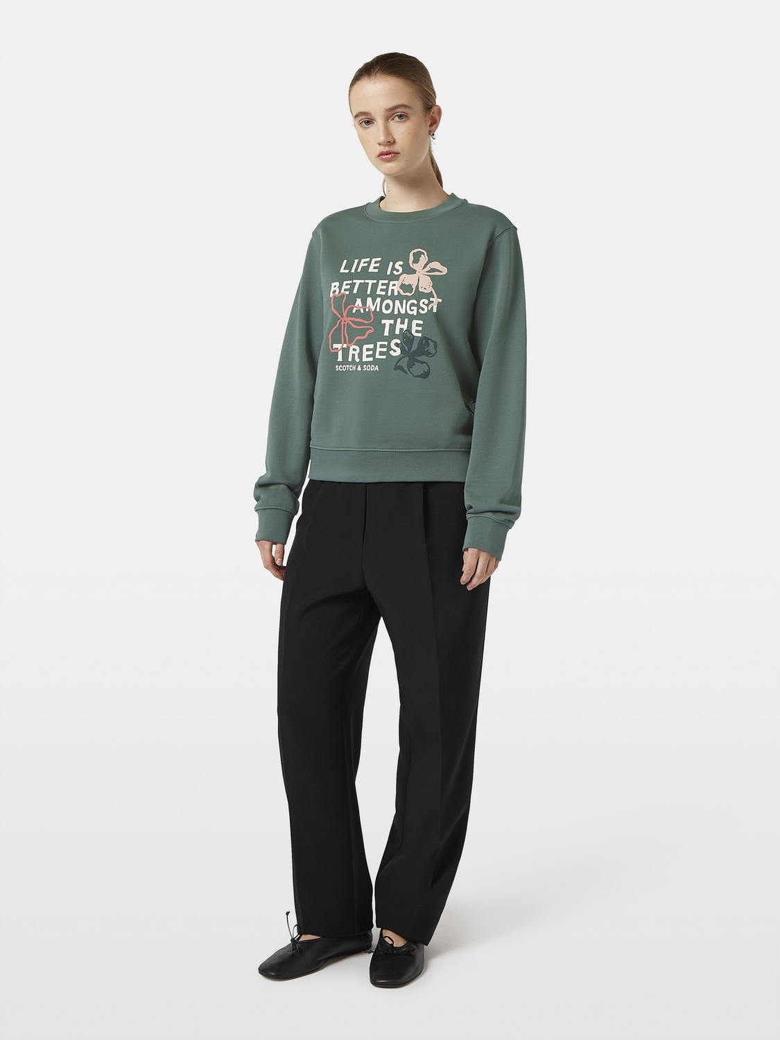 Life is Better Puff Artwork Sweatshirt