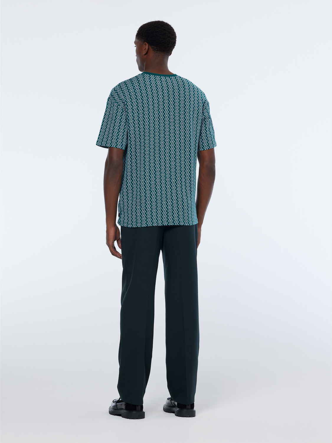 Jacquard Relaxed Fit T-Shirt