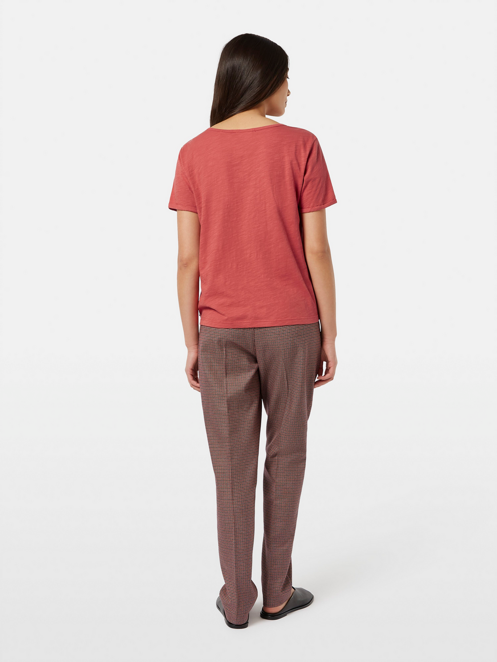 U-Neck Slub Regular Fit T-Shirt