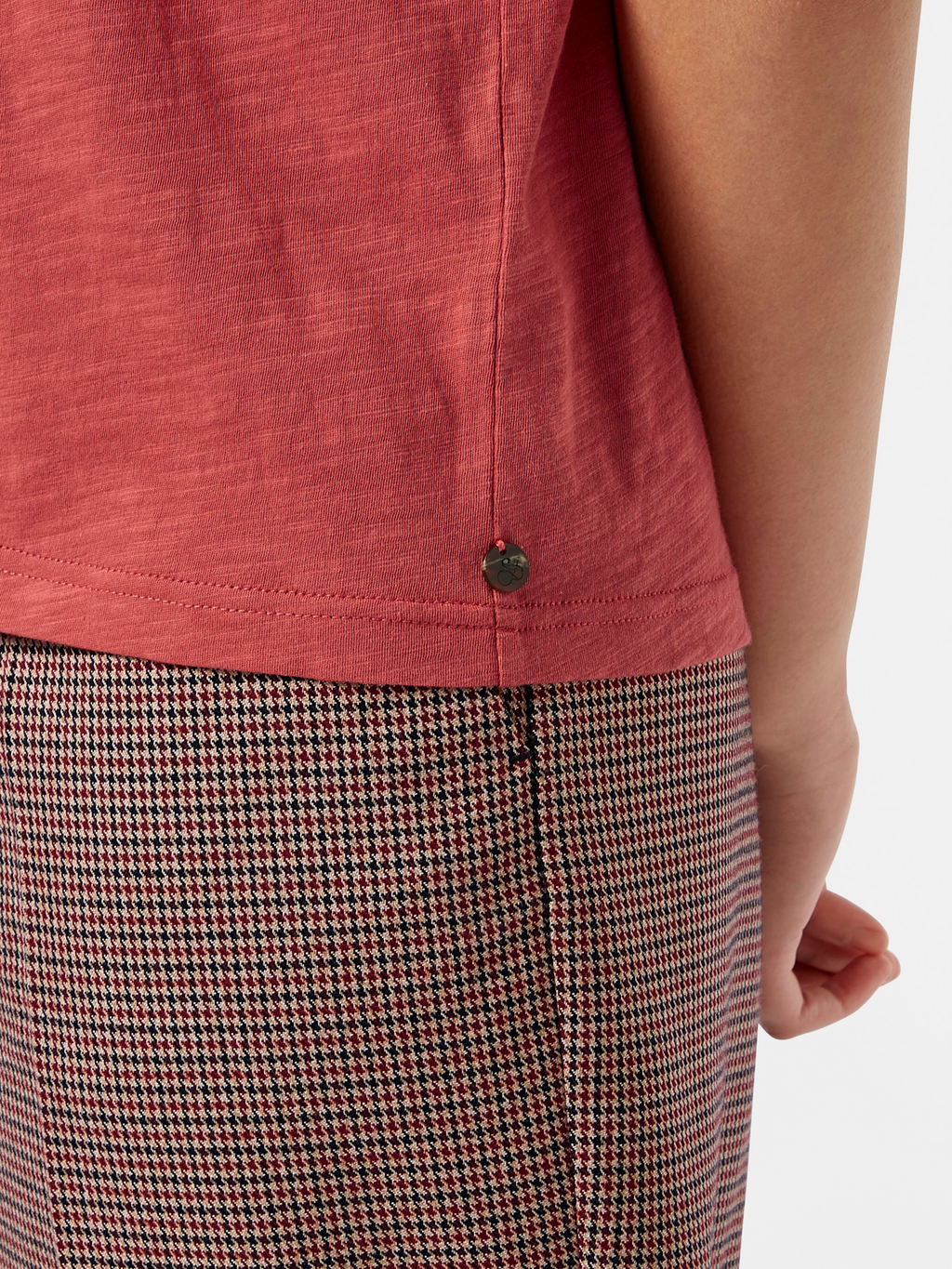 U-Neck Slub Regular Fit T-Shirt