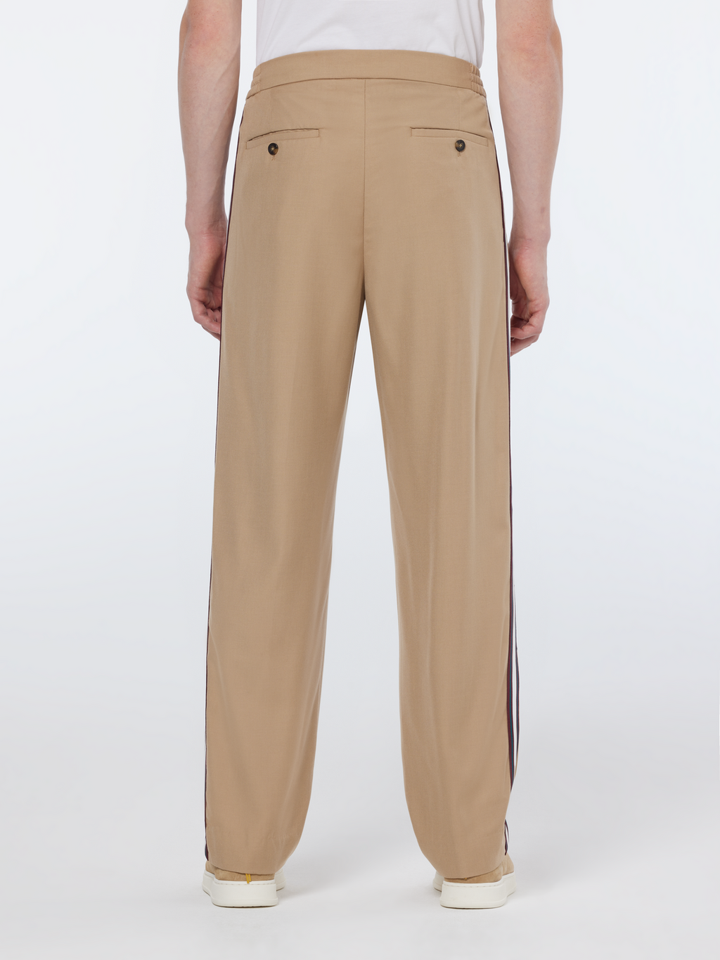 Tape-Trimmed Tailored Straight Fit Jogger