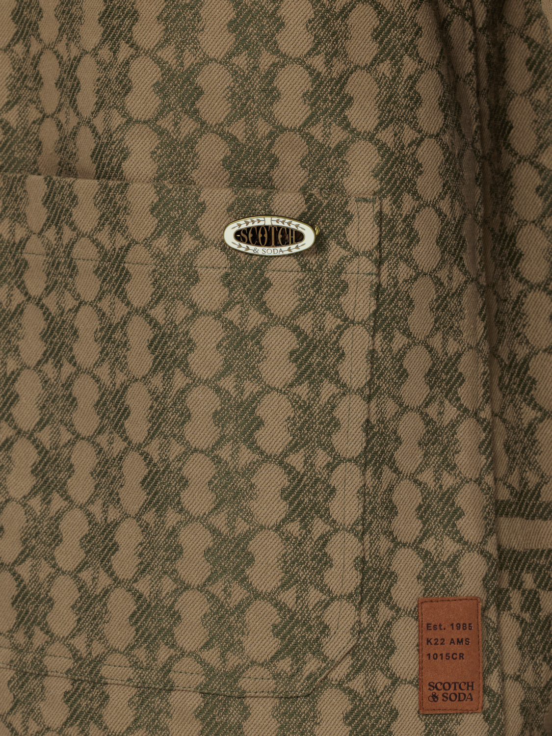 Jacquard Cotton-Blend Jacket