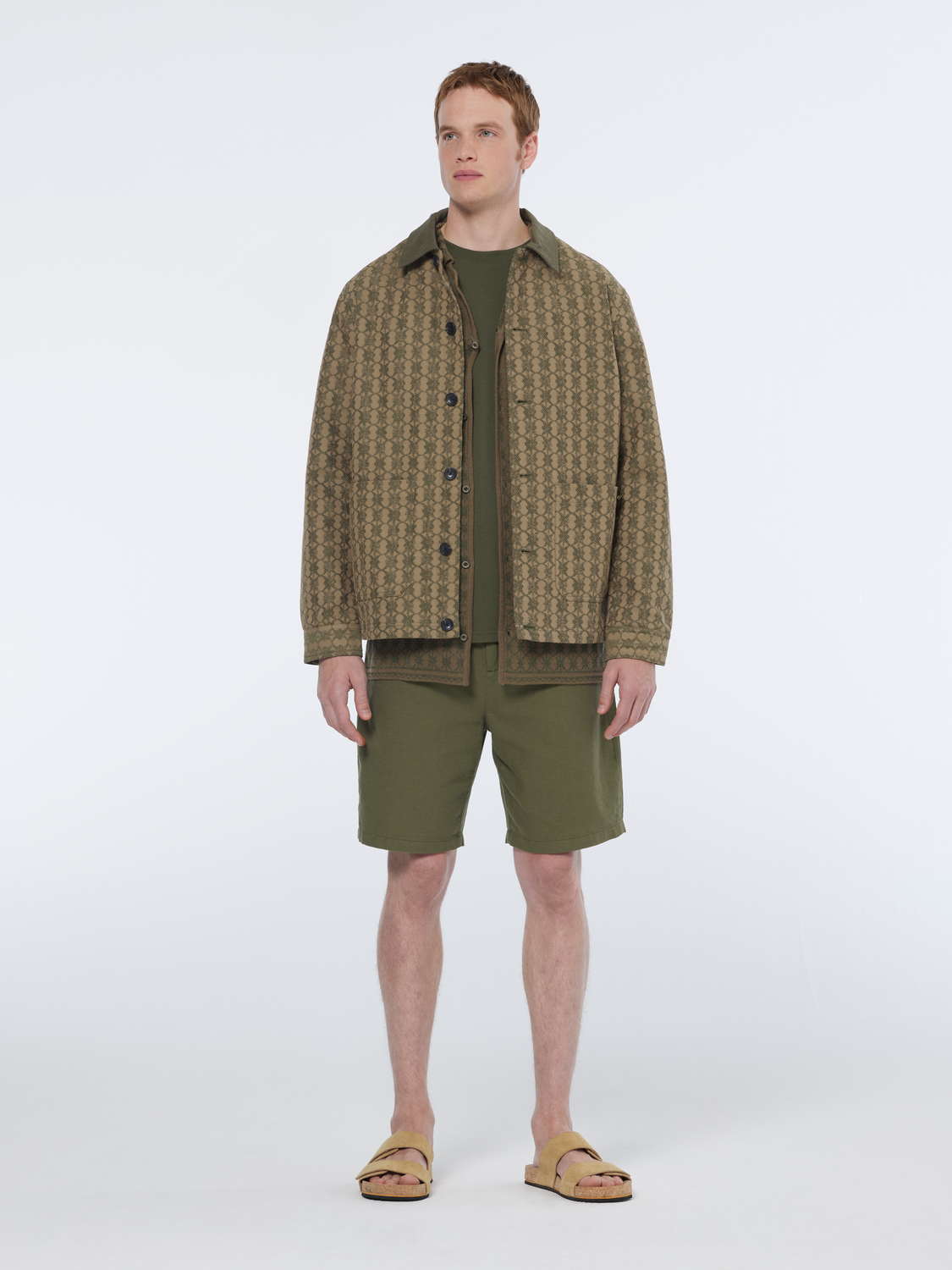 Jacquard Cotton-Blend Jacket