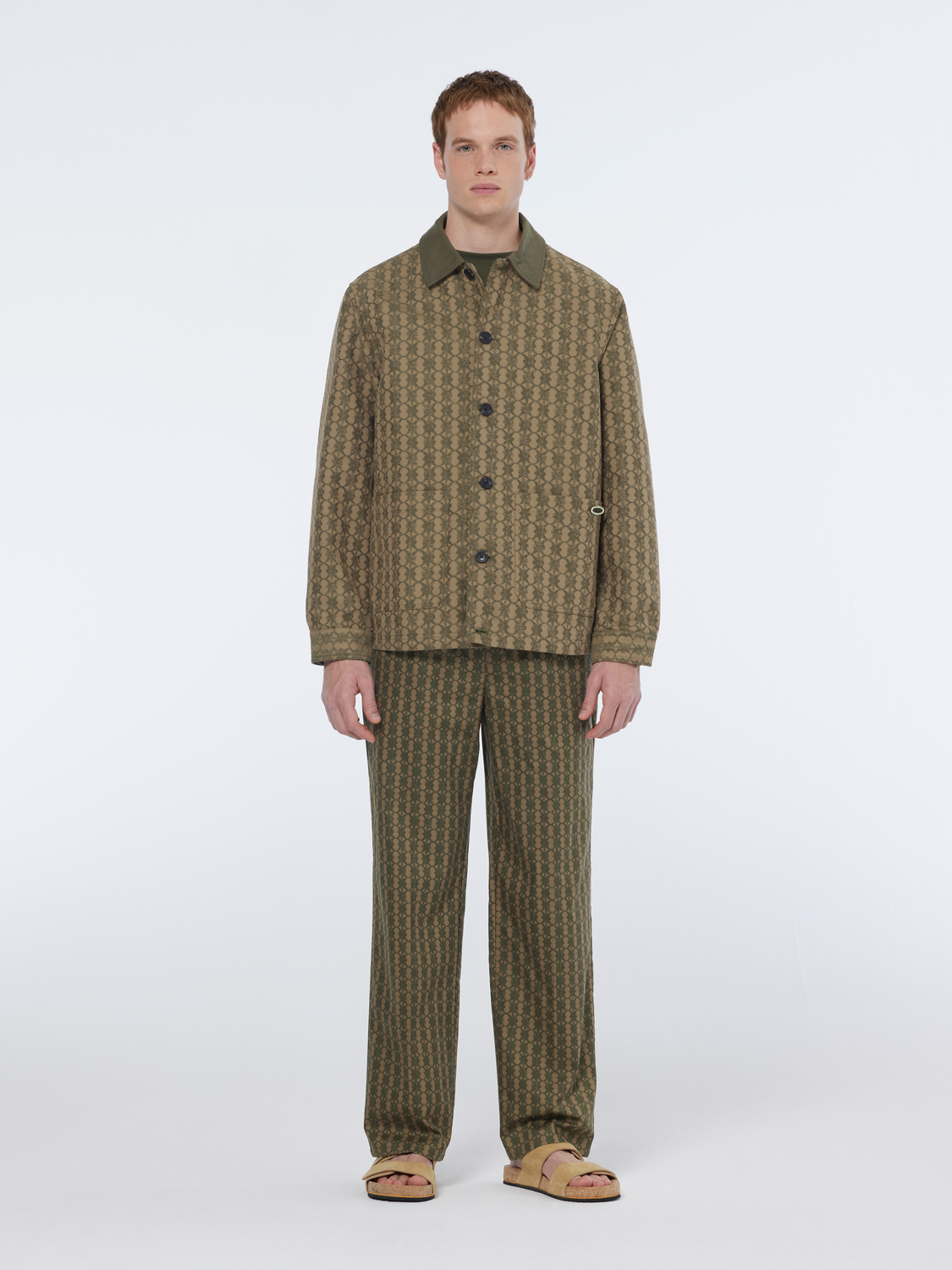 Jacquard Cotton-Blend Jacket