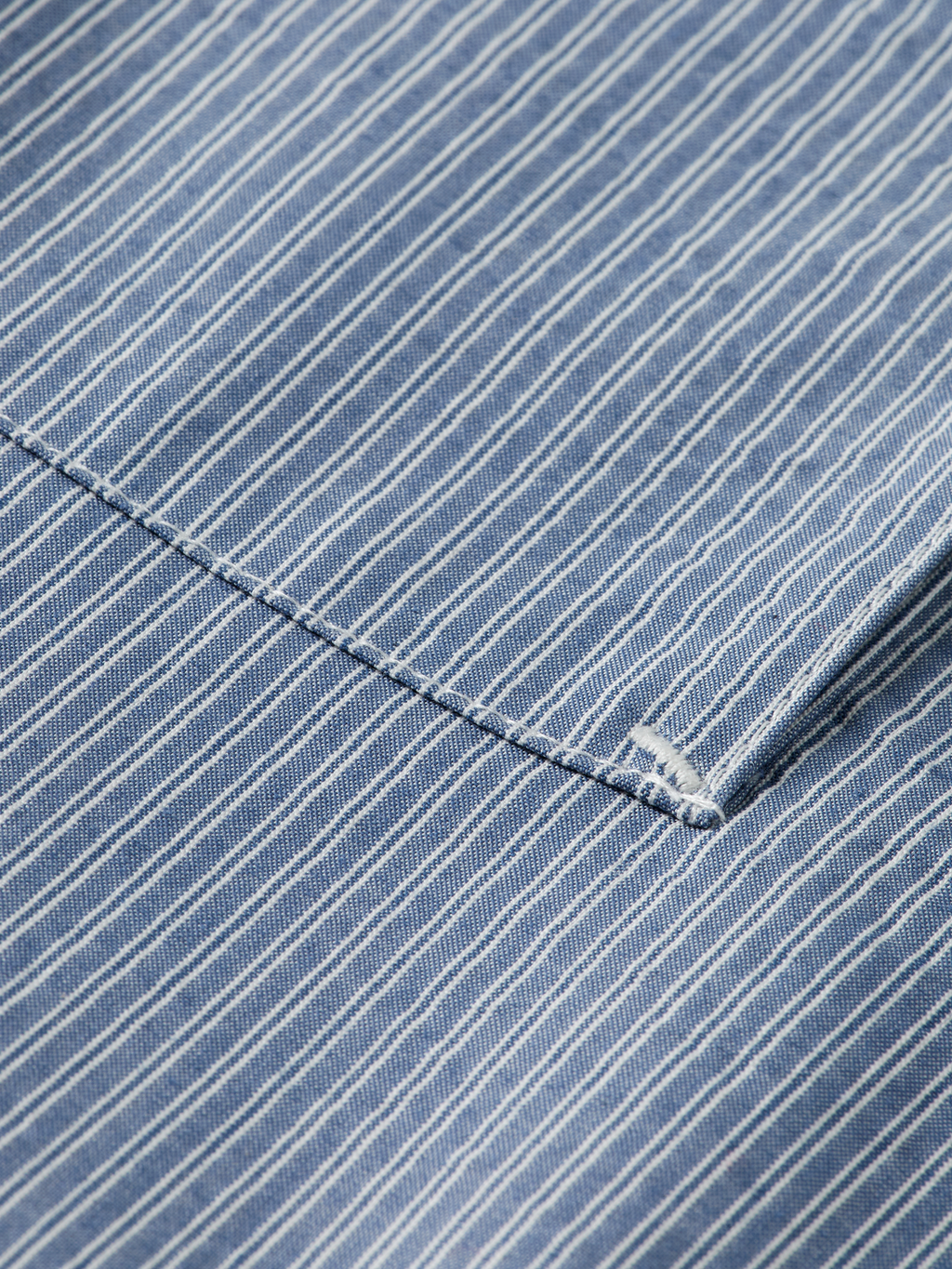 Nylon Trim Seersucker Overshirt