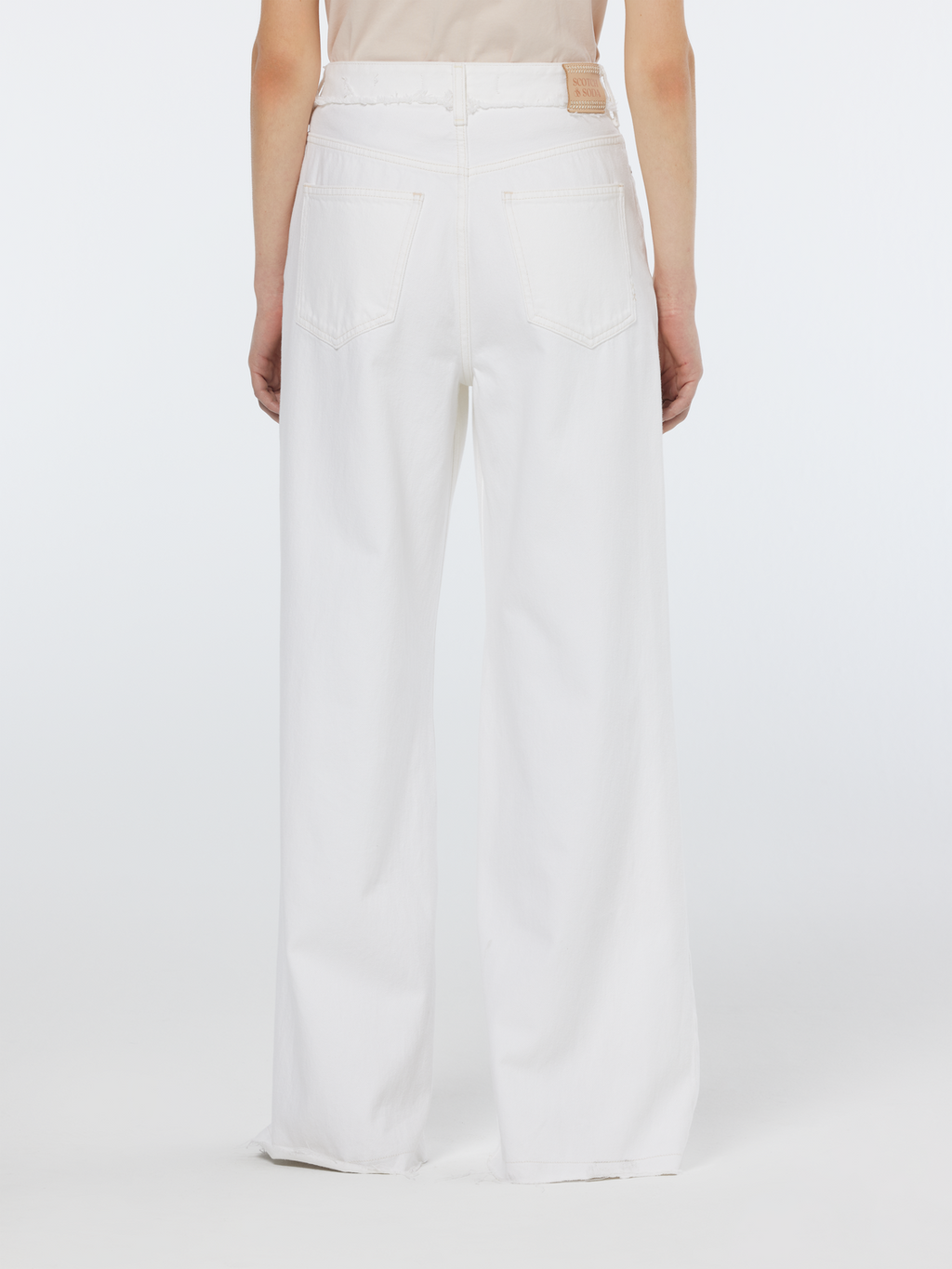 The Wave Wide Leg Jeans | Faded White