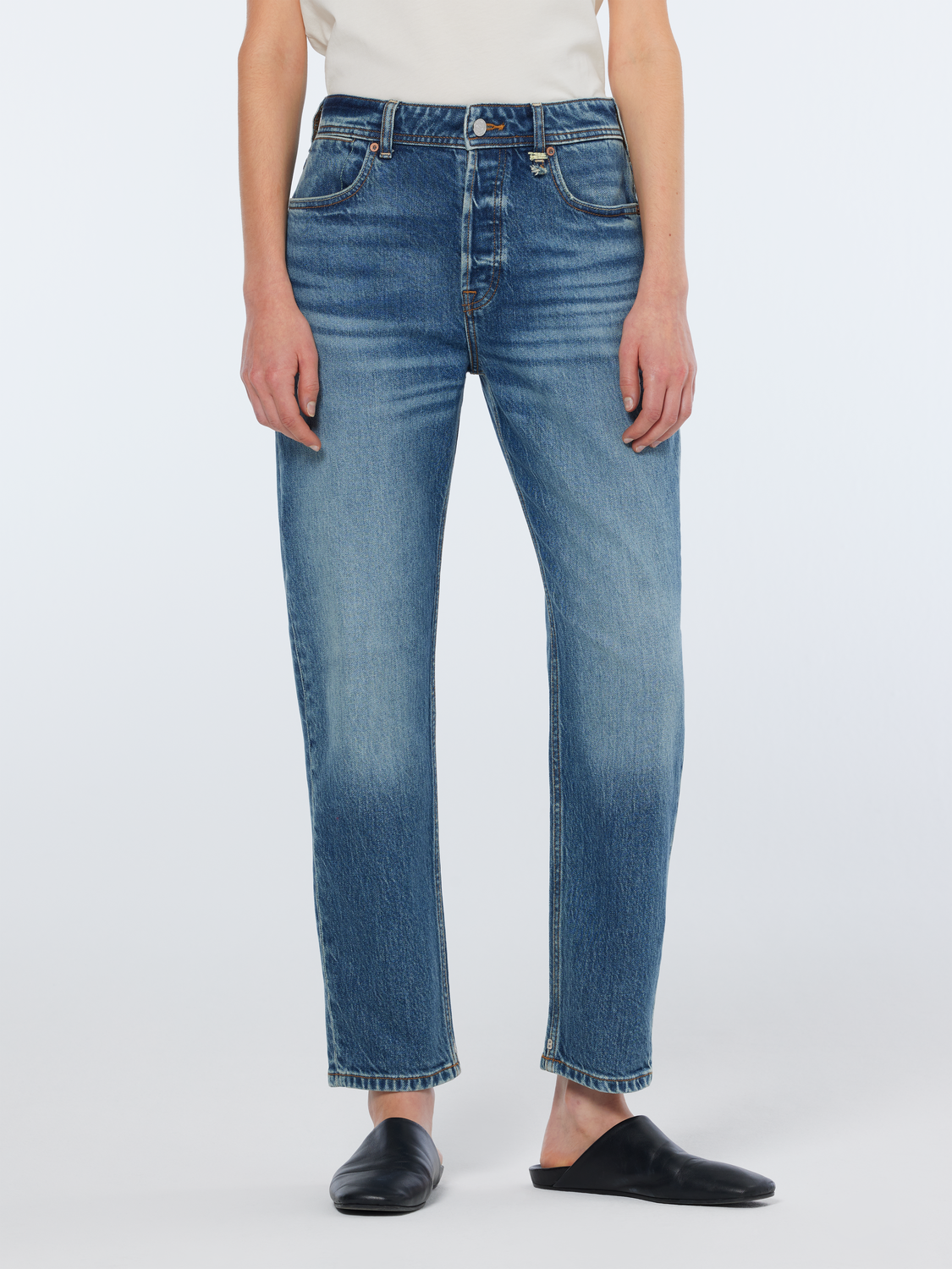 The Buzz Comfort Stretch Slim Boyfriend Jeans | Lighthouse
