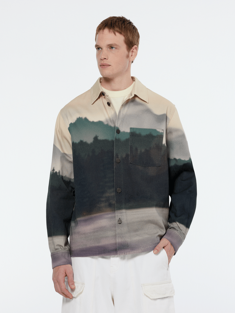 Lakehouse Relaxed Fit Twill Overshirt