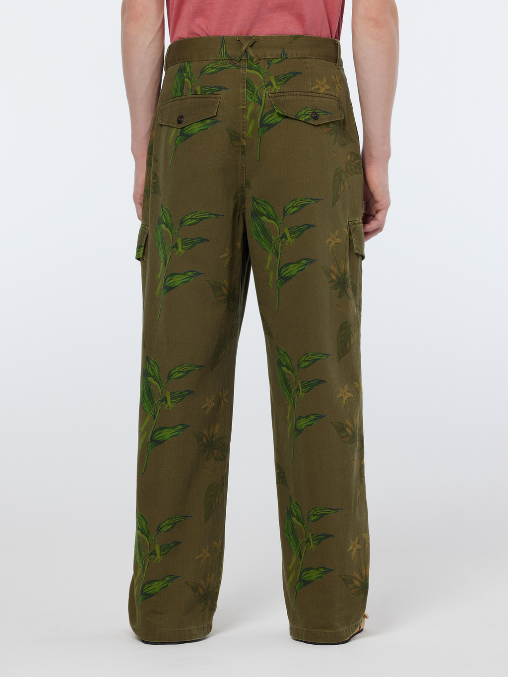 Daze Structured Printed Wide Fit Cargo Pant