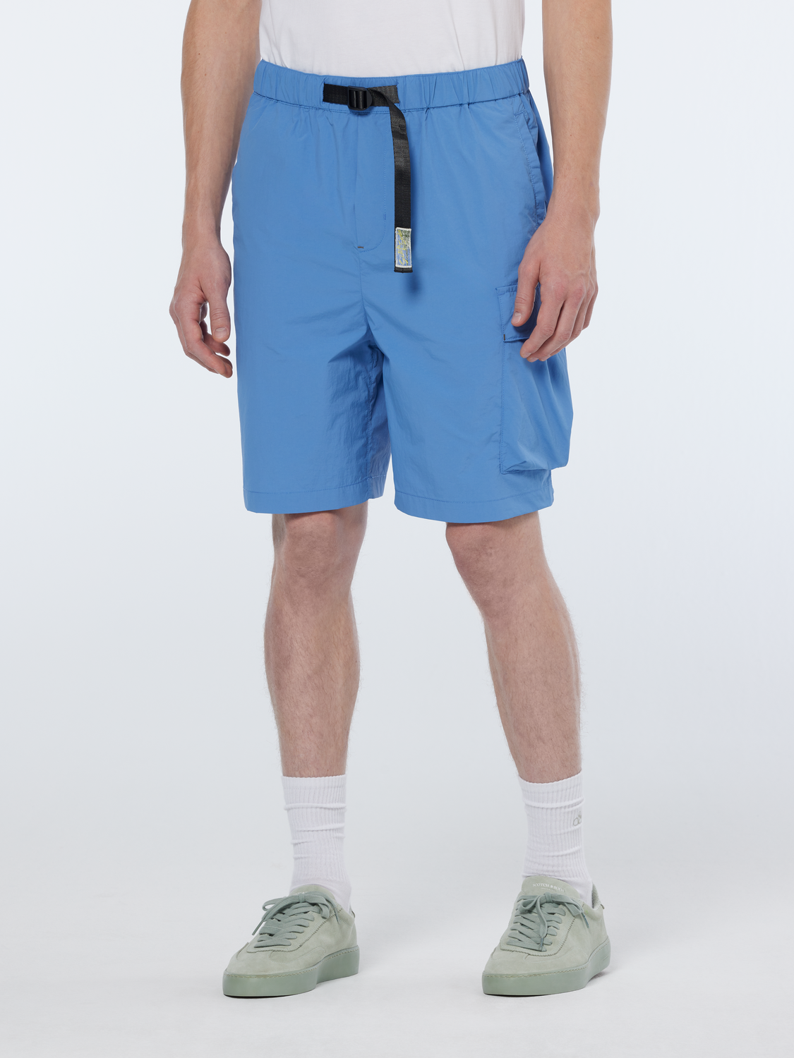 Lightweight Nylon Relaxed Fit Cargo Short