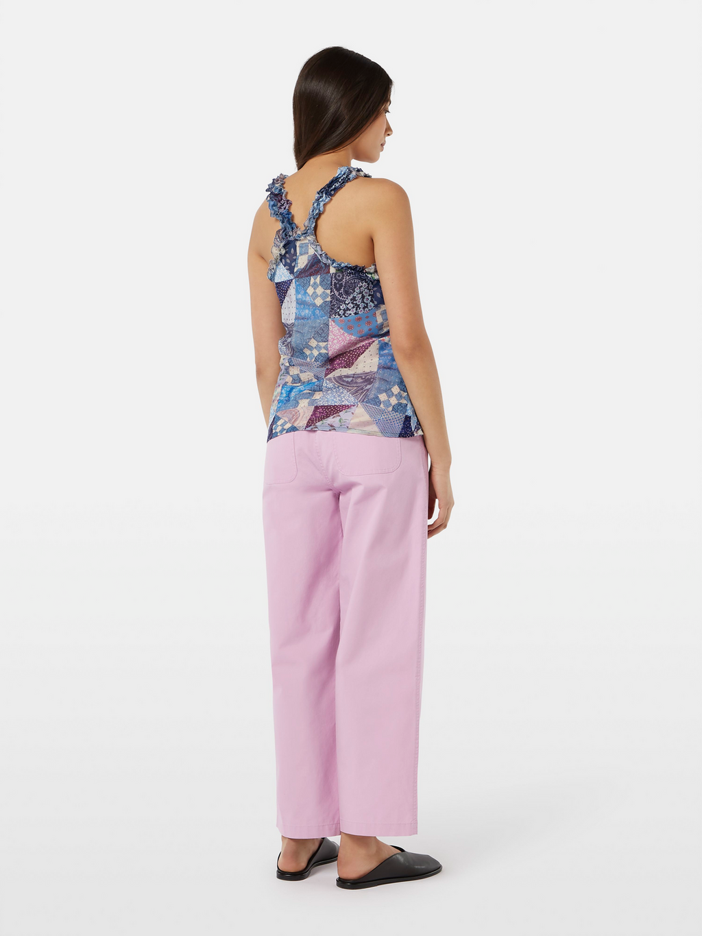 Ruffled Quilt Tank Top