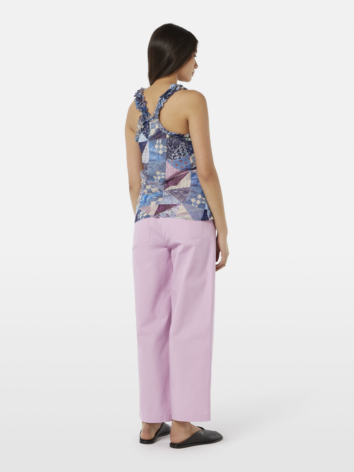 Ruffled Quilt Tank Top