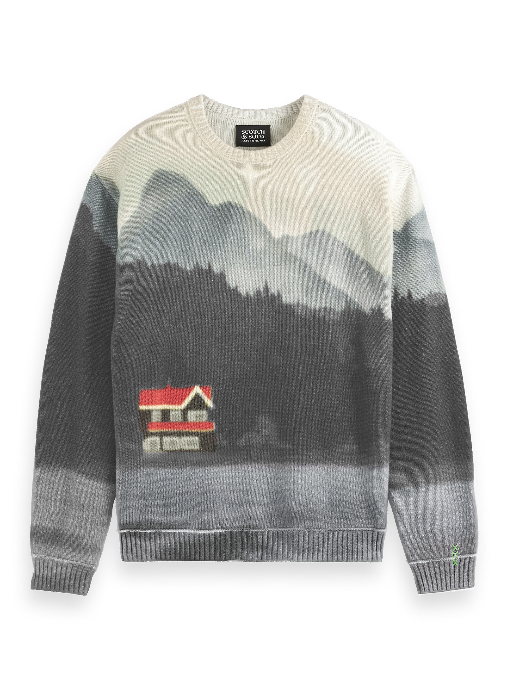 Lakehouse Printed Drop Shoulder Crewneck