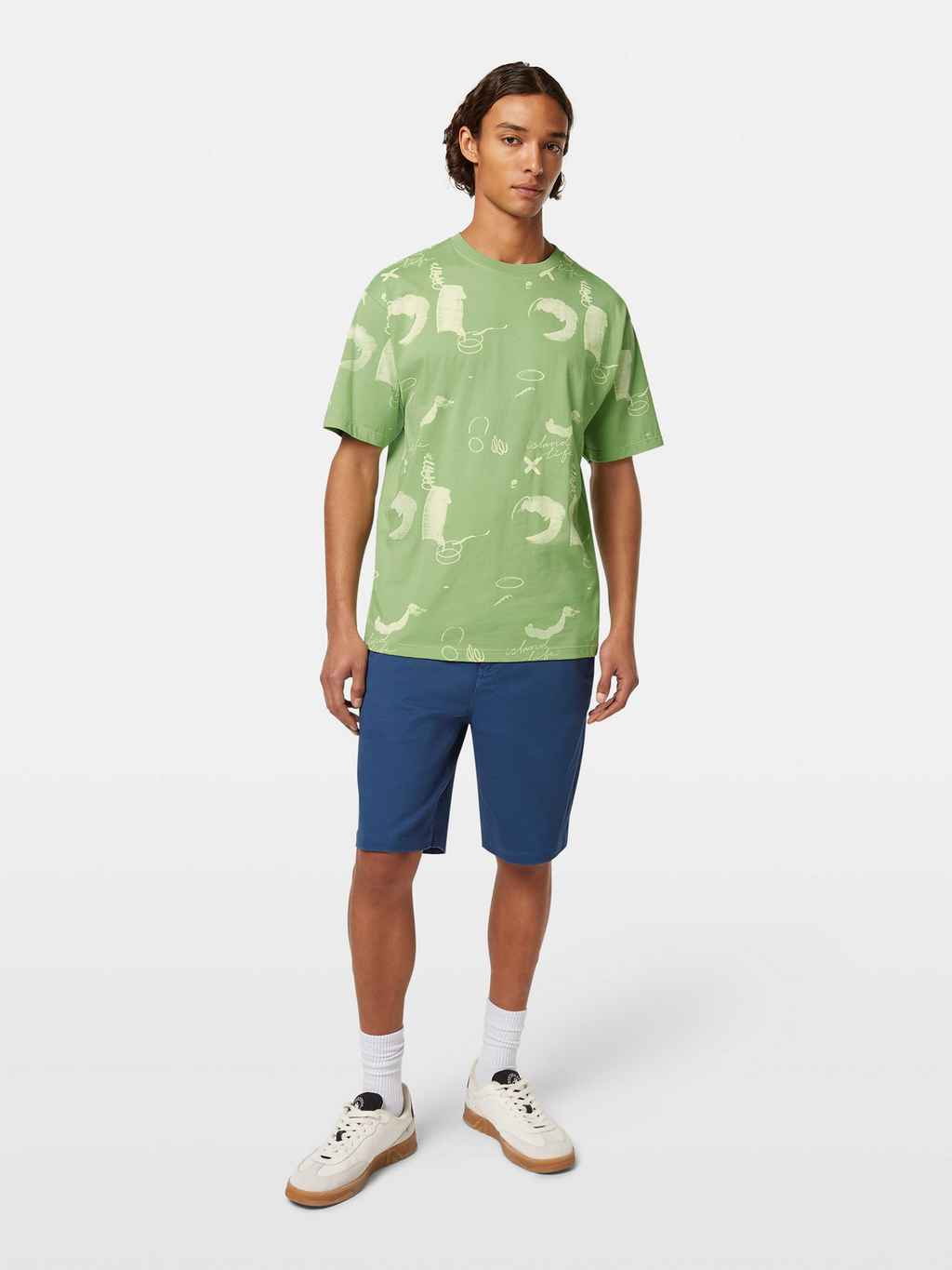 Relaxed-Fit Abstract Printed T-Shirt