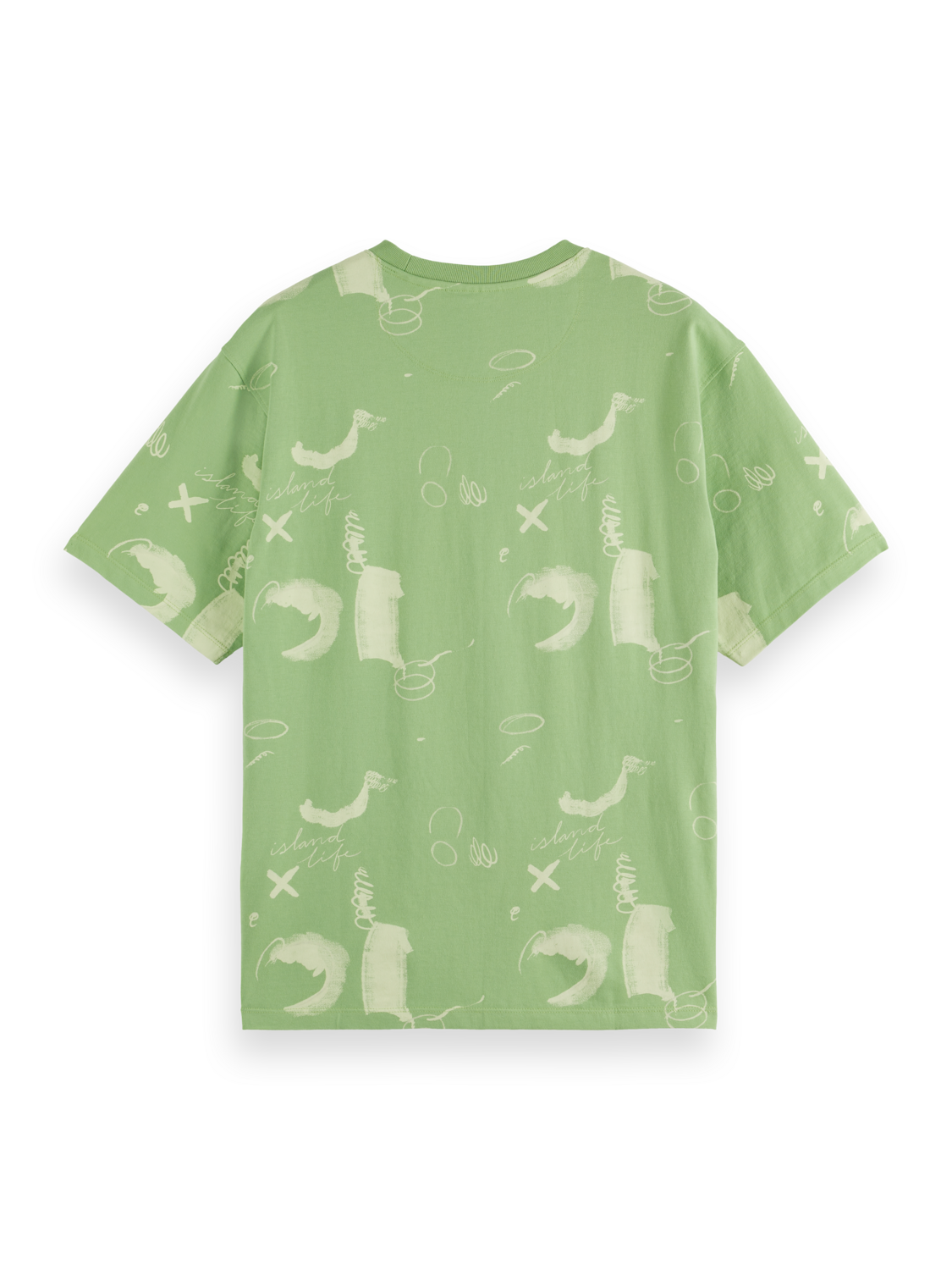 Relaxed-Fit Abstract Printed T-Shirt