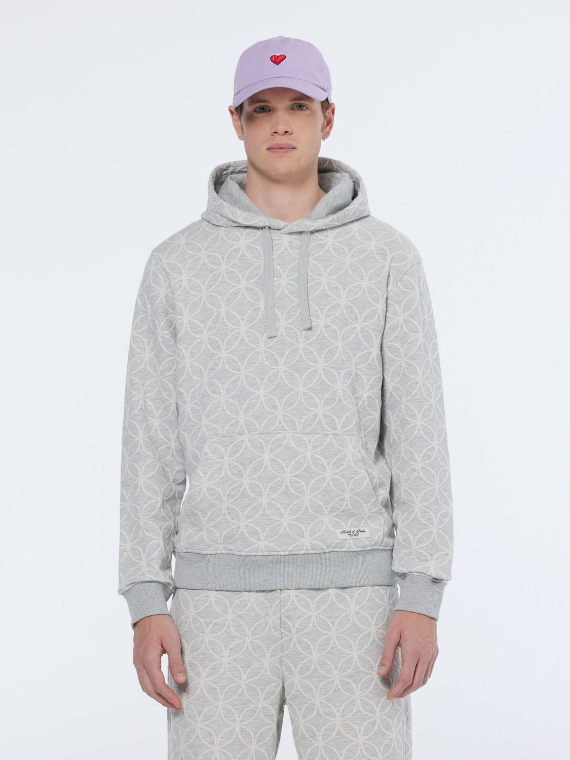 Regular Fit Jacquard Hoodie