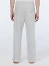Jacquard Terry Relaxed Straight Fit Sweatpant