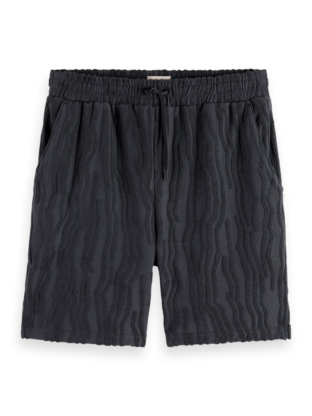 Cotton Terrycloth Jacquard Shorts