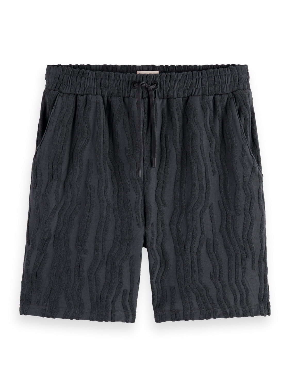 Cotton Terrycloth Jacquard Shorts