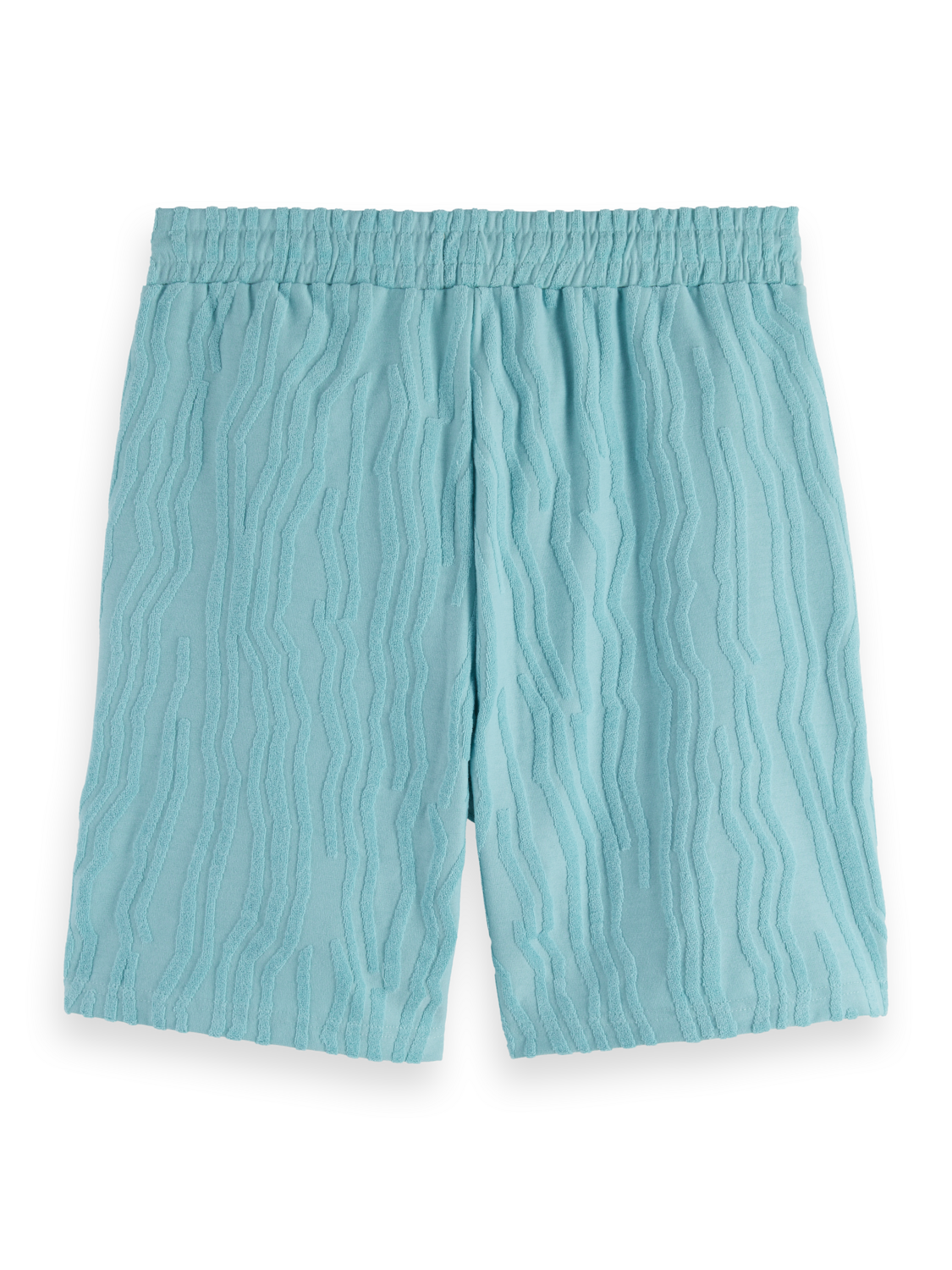 Cotton Terrycloth Jacquard Shorts