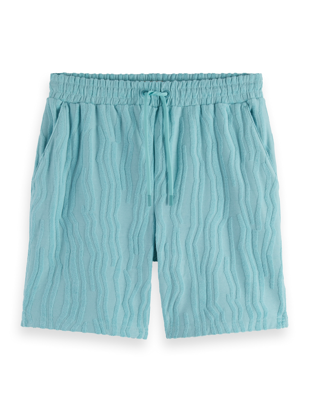 Cotton Terrycloth Jacquard Shorts