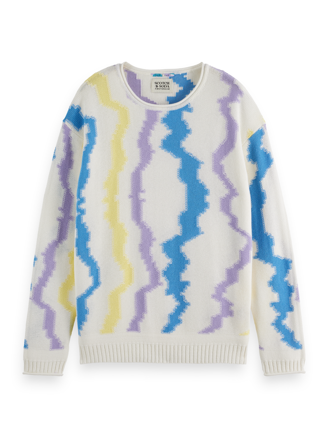 Luna Striped Drop Shoulder Jumper