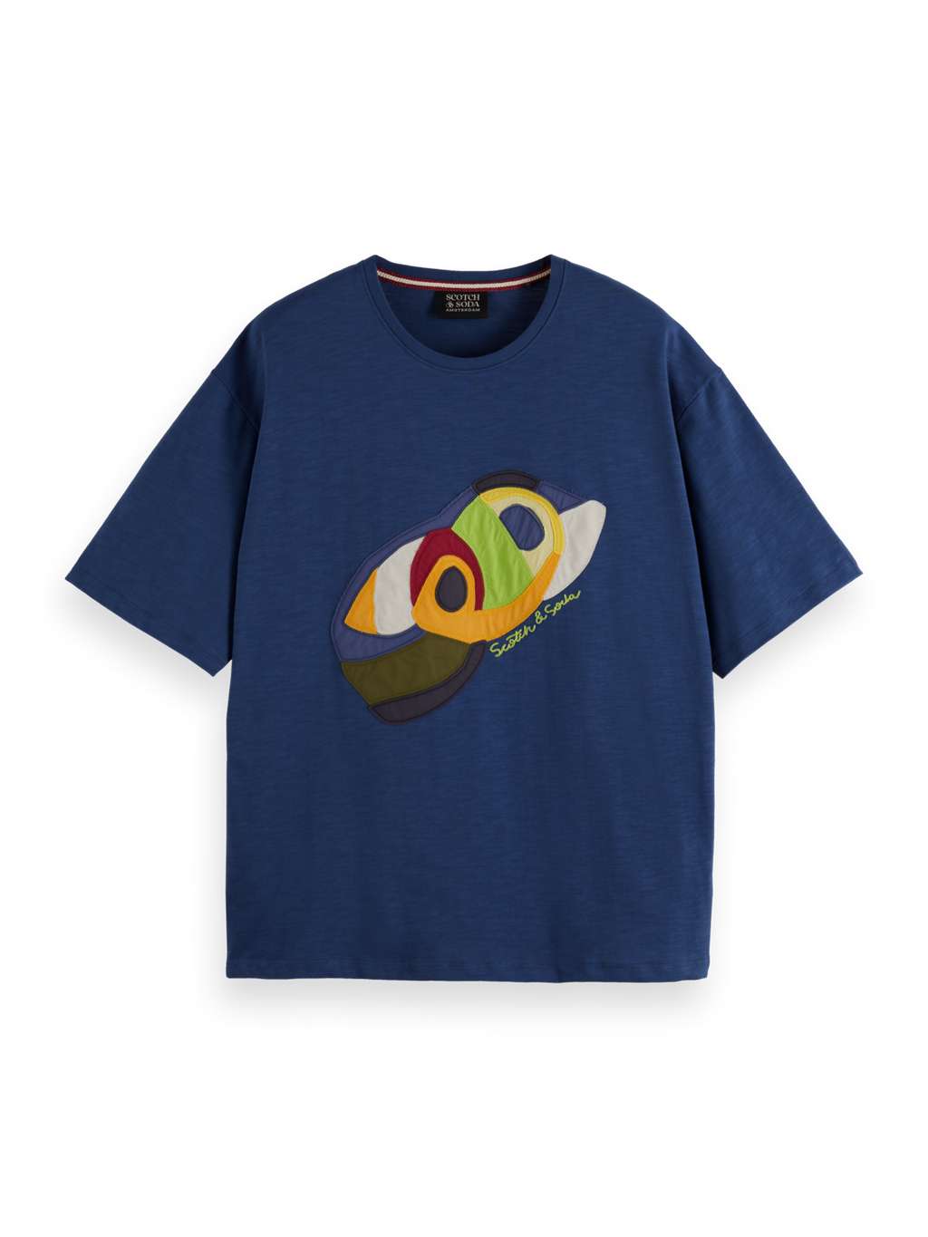 Loose-Fit Applique Artwork T-Shirt