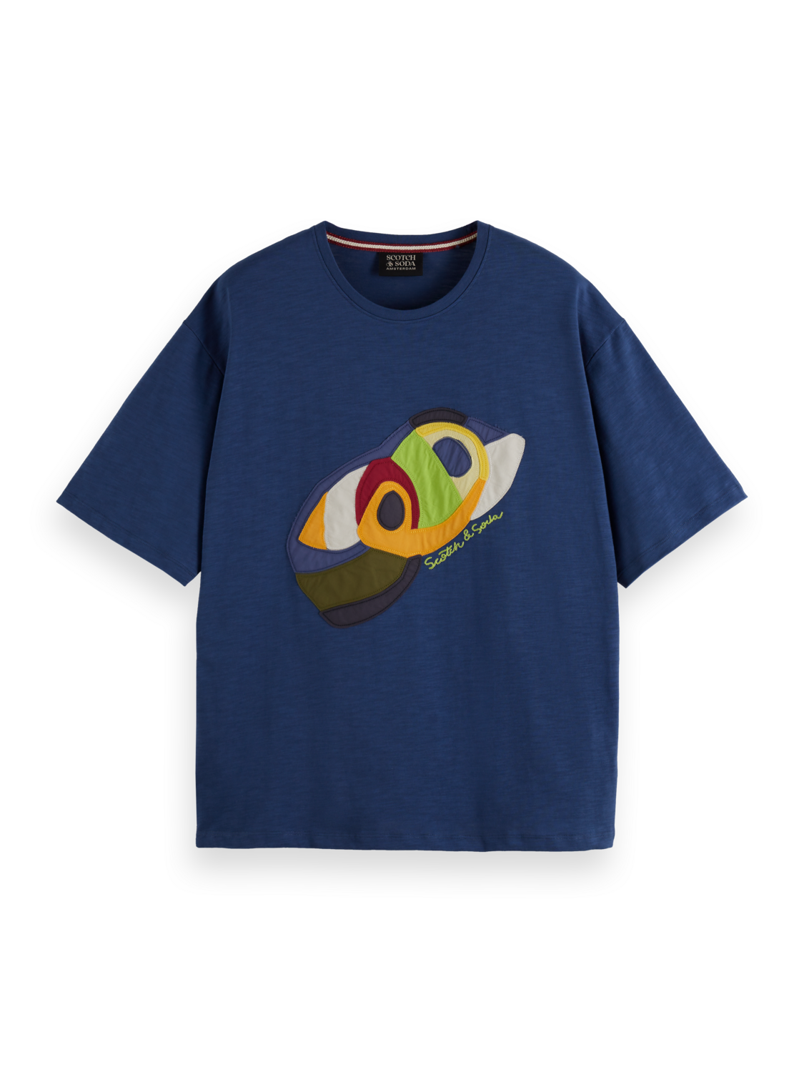 Loose-Fit Applique Artwork T-Shirt