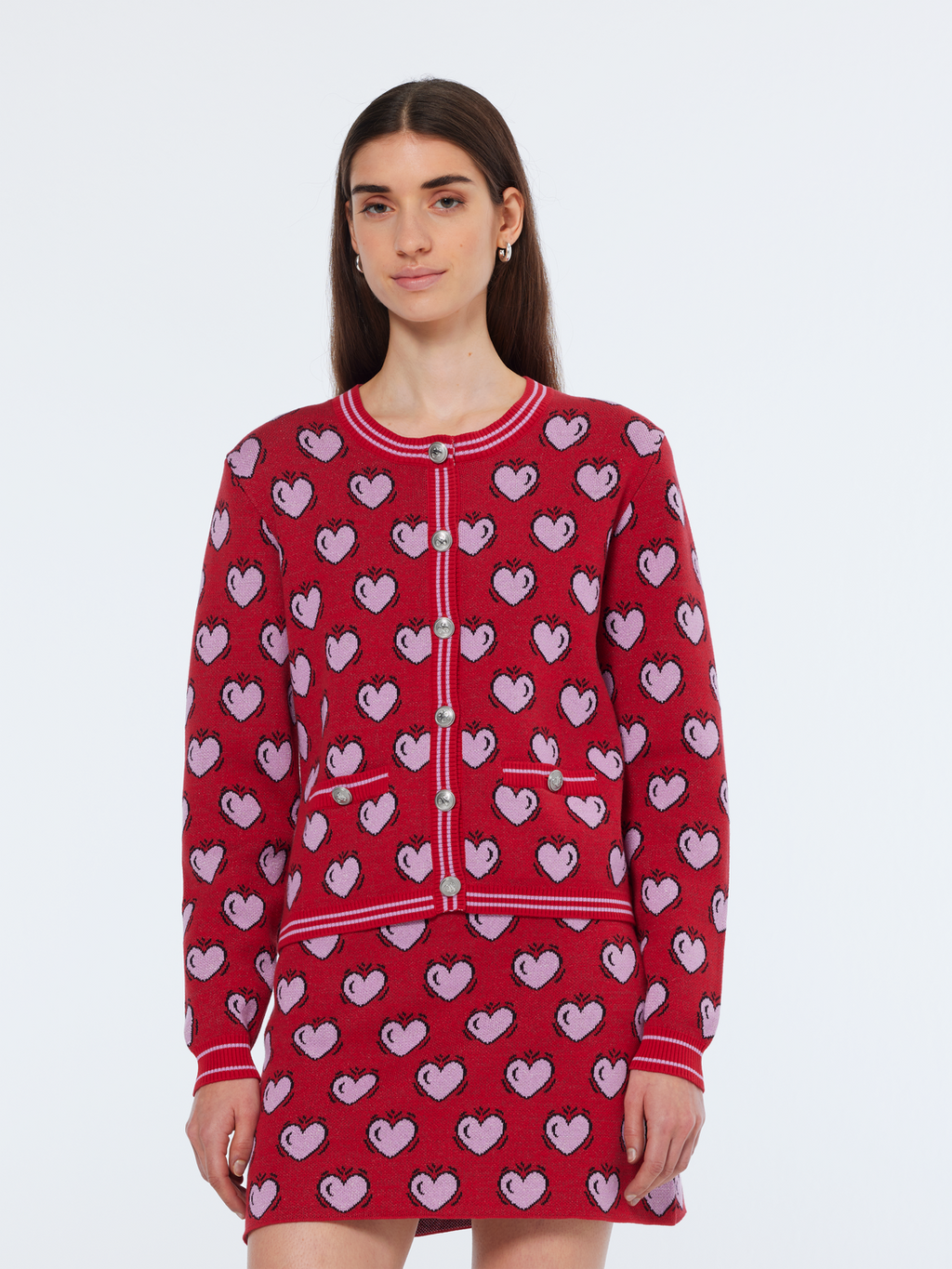Scotch & Soda x Burton Morris Heart Printed Cardigan